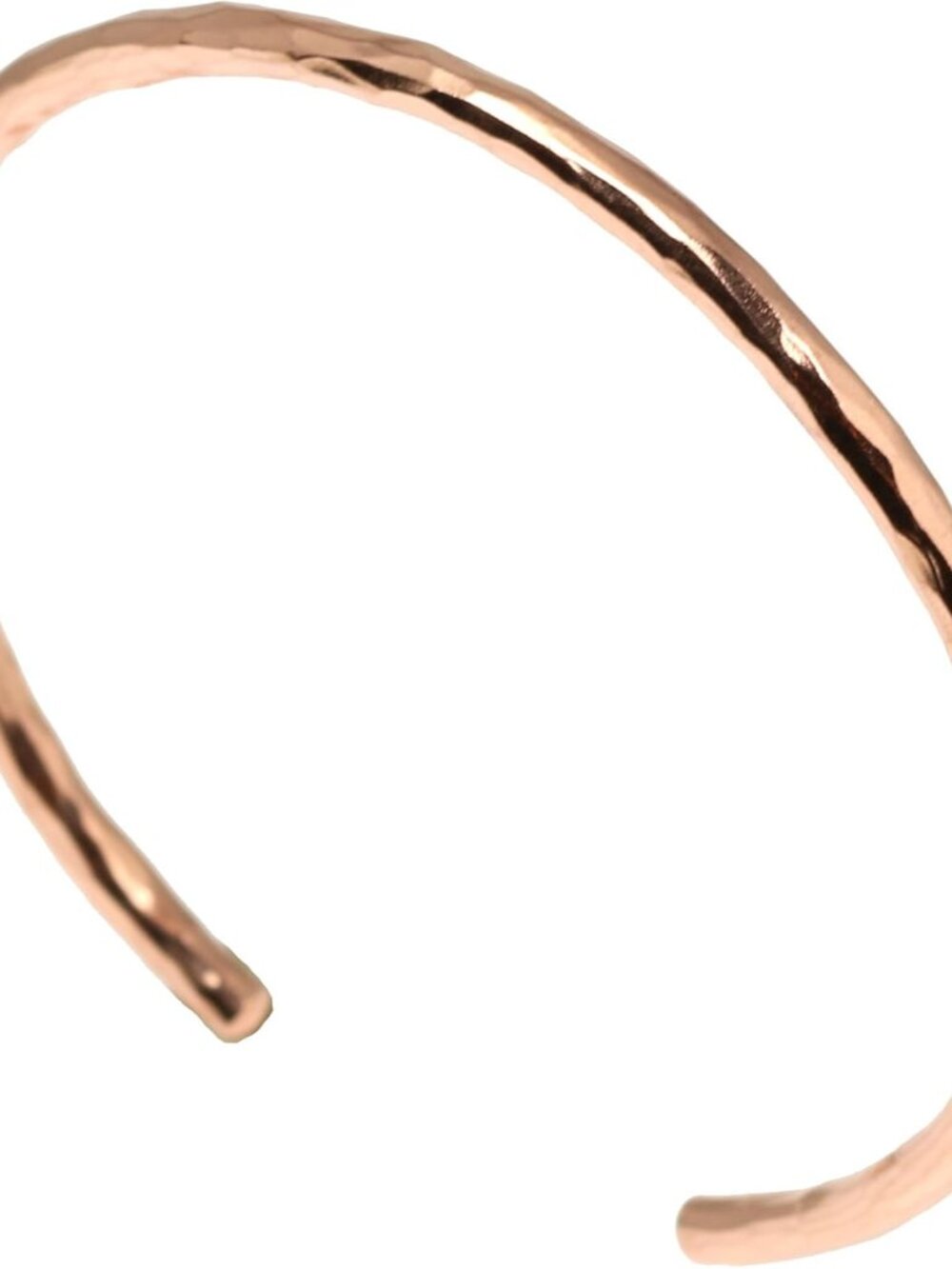 Handmade Hammered Copper Cuff Bracelet - Versatile & Uncoated